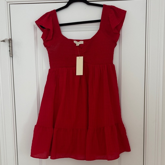 Thirty Thirty Dresses & Skirts - Elegant Red Mini Dress